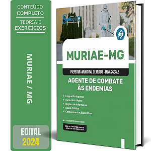 Apostila Prefeitura de Muriaé MG 2024 - Agente de Combate às Endemias