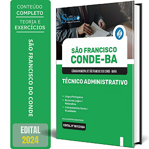 Apostila Câmara de São Francisco do Conde BA 2024 - Técnico Administrativo