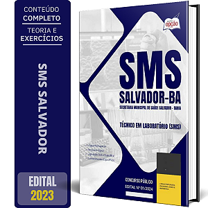 Apostila SMS Salvador 2024 - Técnico em Laboratório (SMS)
