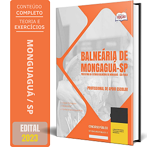 Apostila Prefeitura de Mongaguá SP 2024 - Profissional de Apoio Escolar