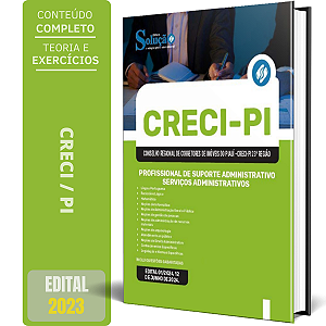 Apostila CRECI PI 2024 - Profissional de Suporte Administrativo/Serviços Administrativos