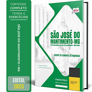 Apostila Prefeitura de São José do Mantimento MG 2024 - Agente de Combate às Endemias