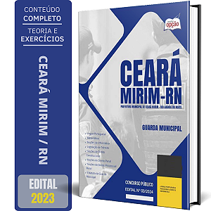 Apostila Prefeitura de Ceará Mirim RN 2024 - Guarda Municipal