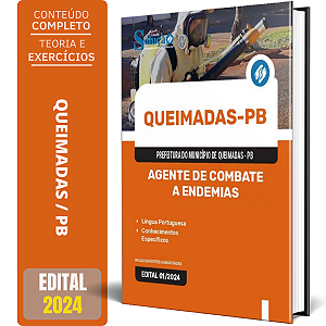 Apostila Prefeitura de Queimadas PB 2024 - Agente de Combate a Endemias