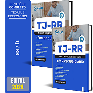 Apostila TJ RR 2024 - Técnico Judiciário