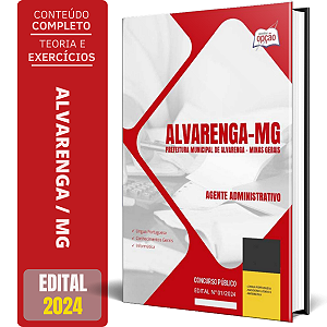 Apostila Prefeitura de Alvarenga MG 2024 - Agente Administrativo