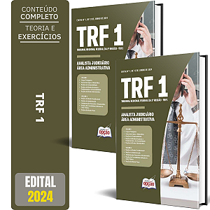 Apostila TRF1 2024 - Analista Judiciário - Área Administrativa