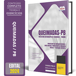 Apostila Prefeitura de Queimadas PB 2024 - Professor 1 - Anos Iniciais e Professor de Educação Infantil