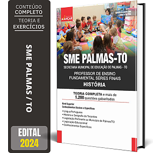 Apostila Concurso Sme Palmas To 2024 - Professor De História