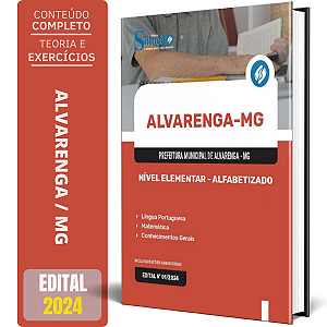 Apostila Prefeitura de Alvarenga MG 2024 - Nível Elementar - Alfabetizado