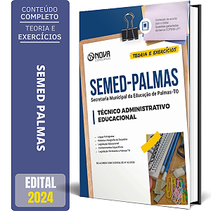 Apostila SEMED Palmas TO 2024 - Técnico Administrativo Educacional