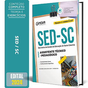 Apostila SED SC 2024 - Assistente Técnico-Pedagógico