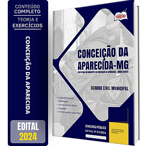 Apostila Prefeitura de Conceição da Aparecida MG 2024 - Guarda Civil Municipal