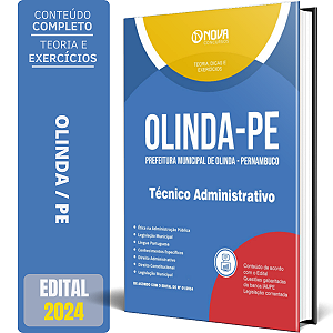 Apostila Prefeitura de Olinda PE 2024 - Técnico Administrativo