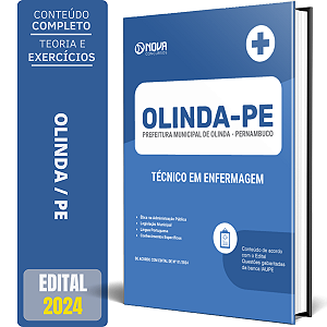 Apostila Prefeitura de Olinda PE 2024 - Técnico de Enfermagem