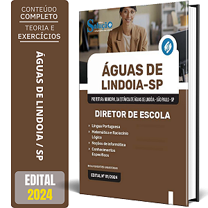 Apostila Prefeitura da Estância de Águas De Lindóia SP 2024 - Diretor de Escola