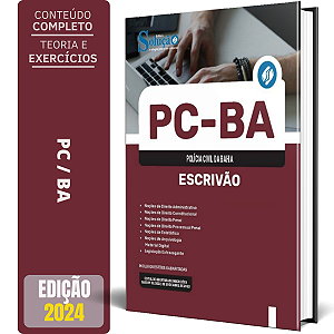Apostila Concurso PC BA 2024 - Escrivão