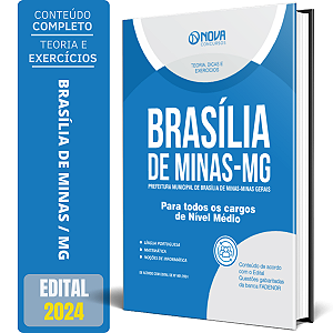 Apostila Prefeitura de Brasília de Minas MG 2024 - Comum a Todos Cargos de Nível Médio
