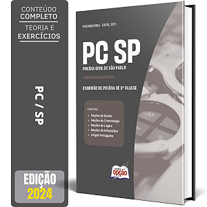 Apostila PC SP 2024 - Escrivão de Polícia de 3ª Classe