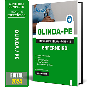 Apostila Prefeitura de Olinda PE 2024 - Enfermeiro