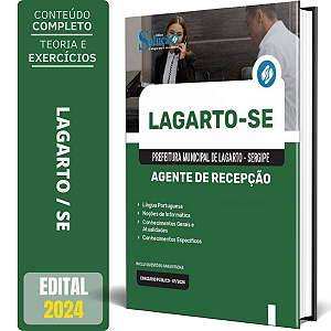Apostila Prefeitura de Lagarto SE 2024 - Agente de Recepção
