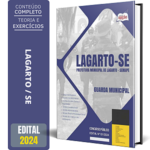 Apostila Prefeitura de Lagarto SE 2024 - Guarda Municipal