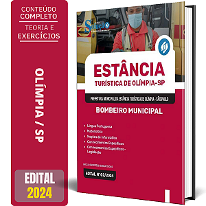 Apostila Prefeitura de Olímpia SP 2024 - Bombeiro Municipal