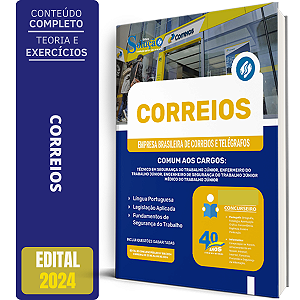 Apostila CORREIOS 2024 - Comum aos Cargos