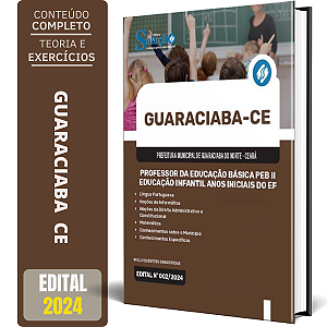 Apostila Guaraciaba Do Norte Ce 2024 - Professor Infantil