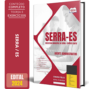 Apostila Prefeitura de Serra ES 2024 - Agente Administrativo