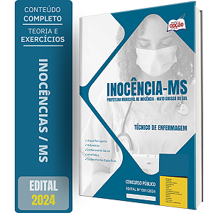 Apostila Prefeitura de Inocência MS 2024 - Técnico de Enfermagem