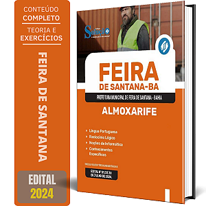 Apostila Prefeitura de Feira de Santana BA 2024 - Almoxarife