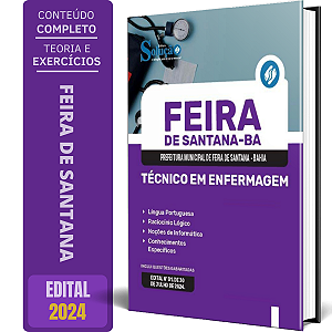 Apostila Prefeitura de Feira de Santana BA 2024 - Técnico em Enfermagem