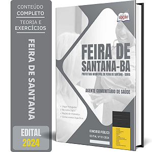 Apostila Prefeitura de Feira de Santana BA 2024 - Agente Comunitário de Saúde