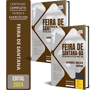 Apostila Prefeitura de Feira de Santana ba 2024 - Advogado e Analista Jurídico