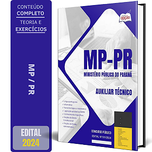 Apostila MP PR 2024 - Auxiliar Técnico