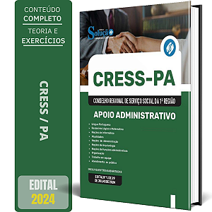 Apostila CRESS PA 2024 - Apoio Administrativo