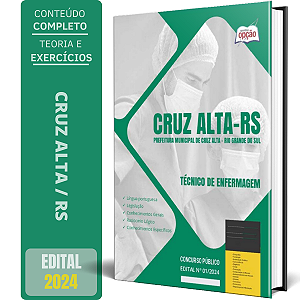 Apostila Prefeitura de Cruz Alta RS 2024 - Técnico de Enfermagem