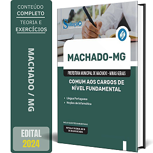 Apostila Prefeitura de Machado MG 2024 - Comum aos Cargos de Nível Fundamental