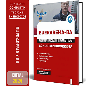 Apostila Prefeitura de Buerarema BA 2024 - Condutor Socorrista