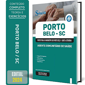 Apostila Prefeitura de Porto Belo SC 2024 - Agente Comunitário de Saúde
