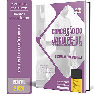 Apostila Prefeitura de Conceição do Jacuípe BA 2024 - Professor Fundamental I