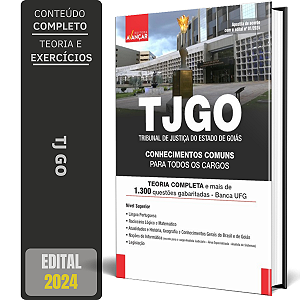 Apostila Tj Go 2024 - Conhecimentos Comuns Para Todos Os Cargos