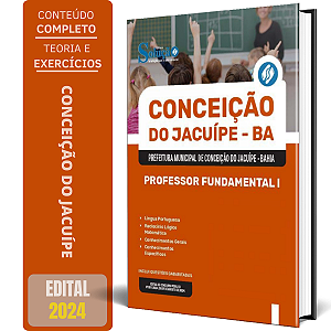Apostila Prefeitura de Conceição do Jacuípe BA 2024 - Professor Fundamental I