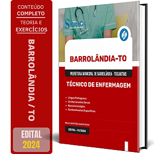 Apostila Prefeitura de Barrolândia TO 2024 - Técnico de Enfermagem