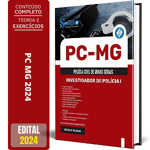 Apostila PC MG 2024 - Investigador de Polícia I