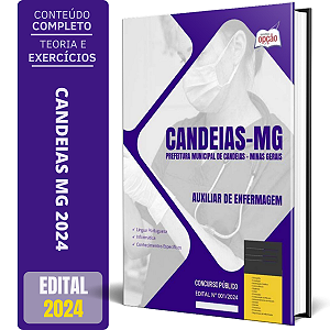 Apostila Prefeitura de Candeias MG 2024 - Auxiliar de Enfermagem