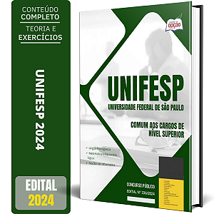 Apostila UNIFESP 2024 - Comum aos Cargos de Nível Superior