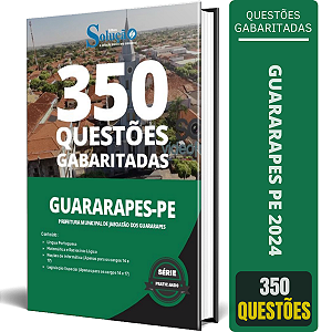 Caderno de Questões Prefeitura de Jaboatão dos Guararapes PE 2024
