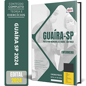 Apostila Prefeitura de Guaíra SP 2024 - Enfermeiro